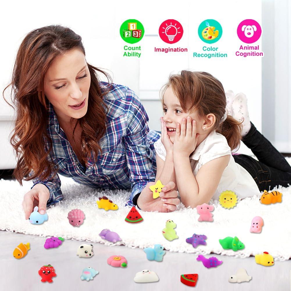 hand-painted multicolor kawaii designs