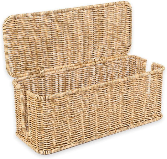 handcrafted handwoven synthetic rattan over polypropylene frame