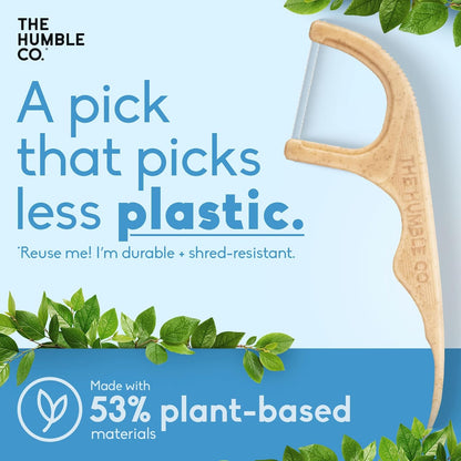 handle made from 53% plant-based materials (cornstarch primary)