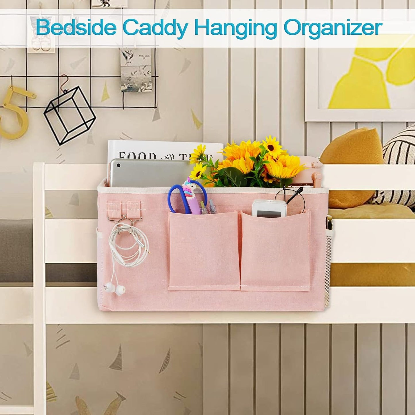 hanging mount design that fits bed rails, chair arms, and crib rails up to 1.97 inches in diameter