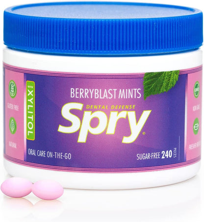 hard candy format designed for slow dissolution and sustained saliva stimulation