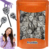 Fruidles Halloween Lollipops – Festive Seasonal Gift for Family and Friends, Skull and Ghost Designs