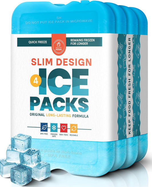 hard gel refrigerant core for long-lasting, even cooling