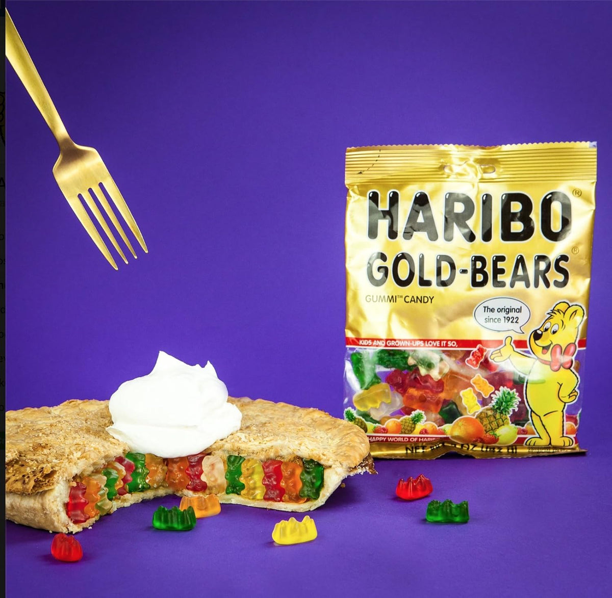 HARIBO Goldbears Fruity Gummy Candy 12-Pack – Fat-Free Guilt-Free Snack for Mindful Munching, Office Jars, and Self-Care Routines