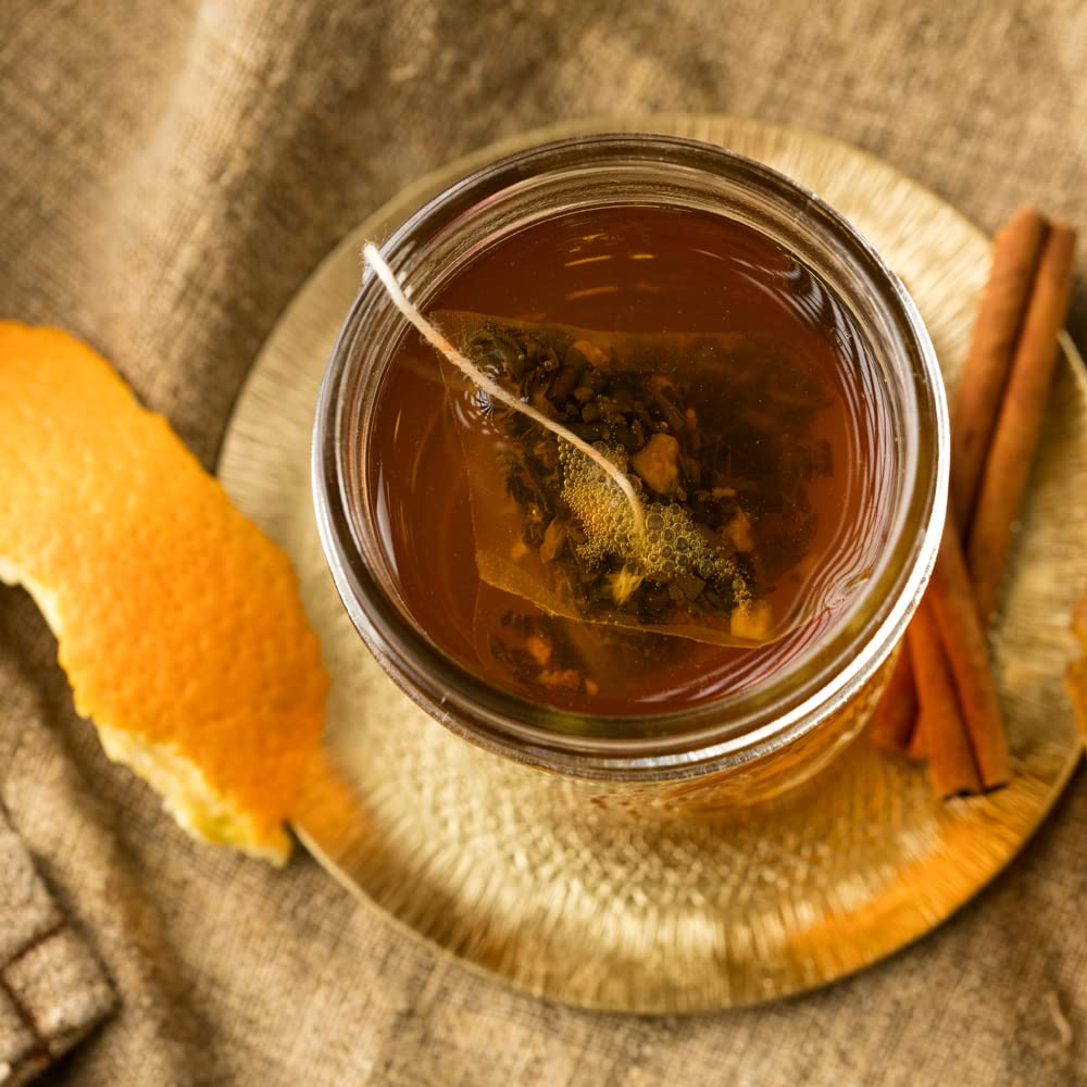 Harney & Sons Hot Cinnamon Spice Black Tea – Warming No-Sugar-Added Tea Ritual for Mindful Mornings