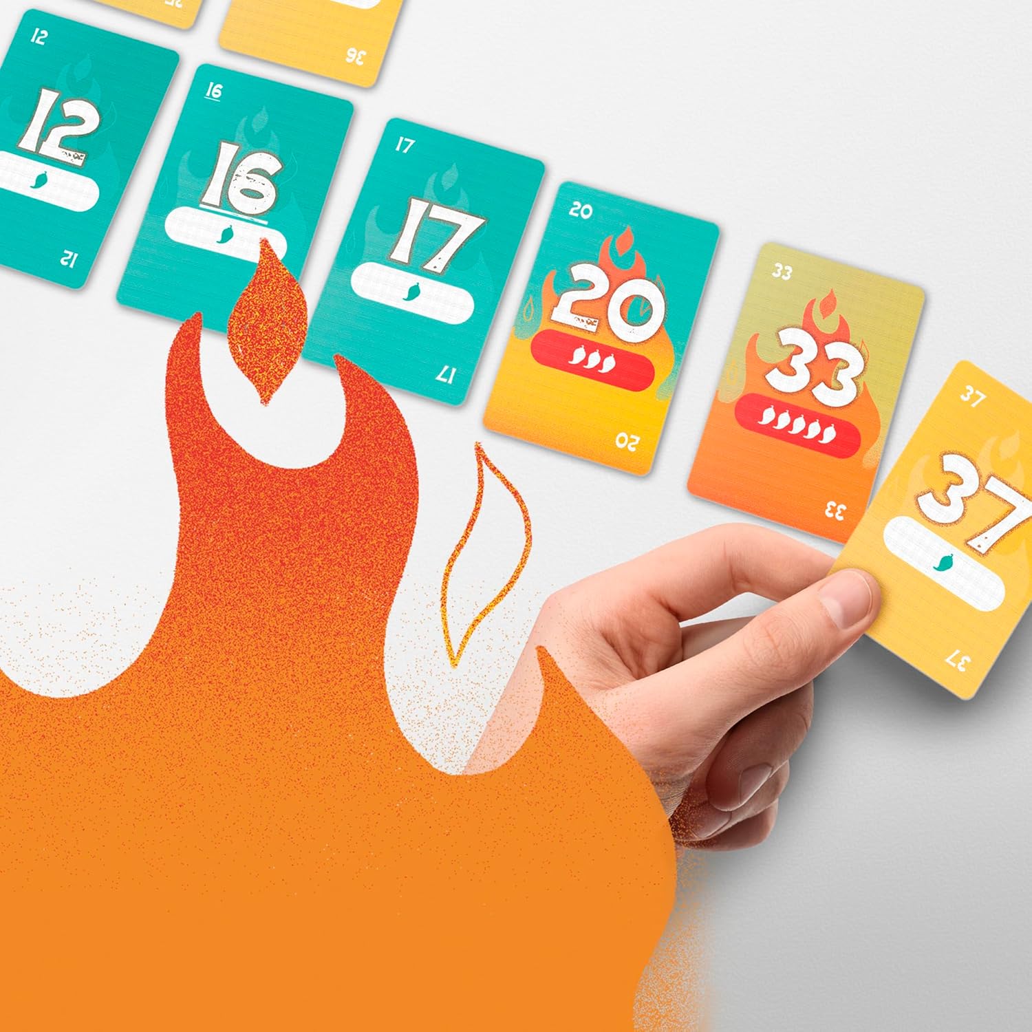 Hasbro Beat The Heat Card Game – Stocking Stuffer & White Elephant Gift for Teens, Adults, and Families Who Love Strategy Fun