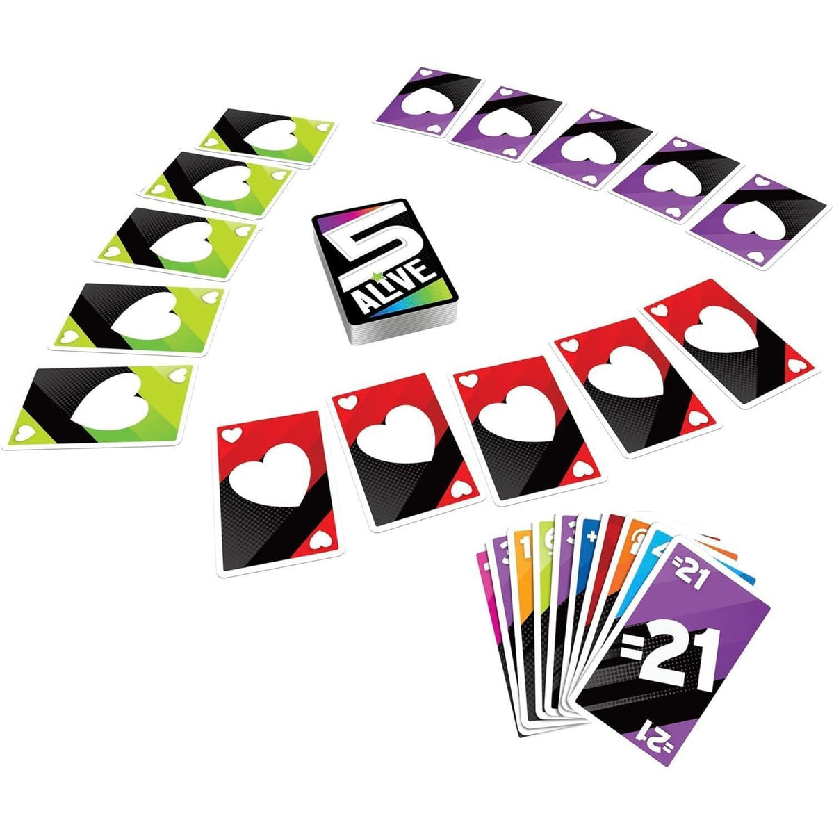 Hasbro Gaming 5 Alive Card Game, Thoughtful Gift for Grandparents and Grandkids, Easy Learn Card Game Ages 8+