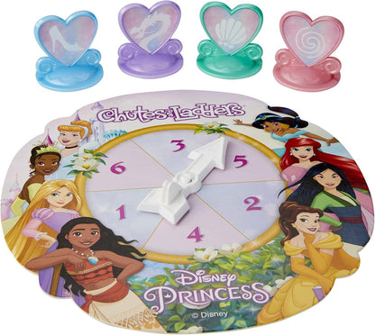 Hasbro Gaming Chutes and Ladders Disney Princess Edition – Thoughtful Birthday Gift for Preschool Girls Who Love Princesses, Holiday and Easter Basket Stuffer