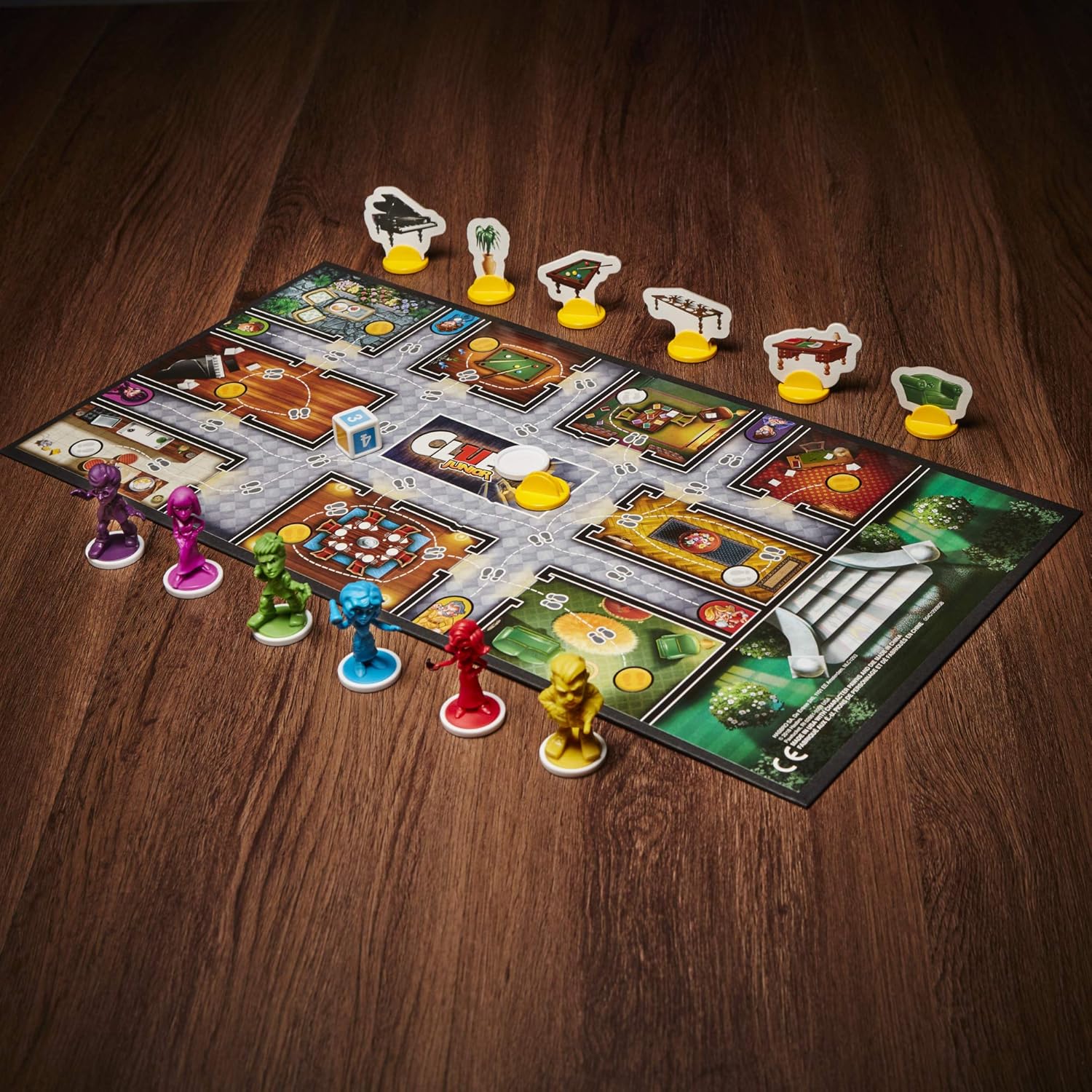 Hasbro Gaming Clue Junior Board Game – Birthday Gift for Kids Ages 5-8 Who Love Mystery Games, 2-6 Players