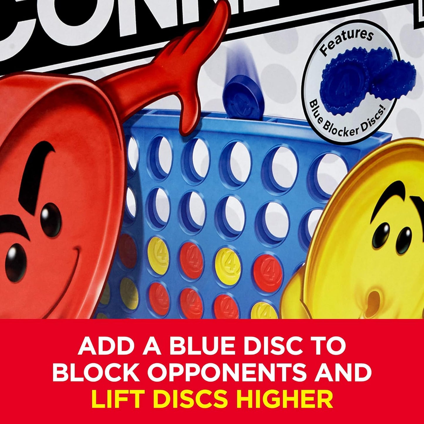 Hasbro Gaming Connect 4 Strategy Game for Kids Ages 6 and Up, Family Game Room Board for Two Players