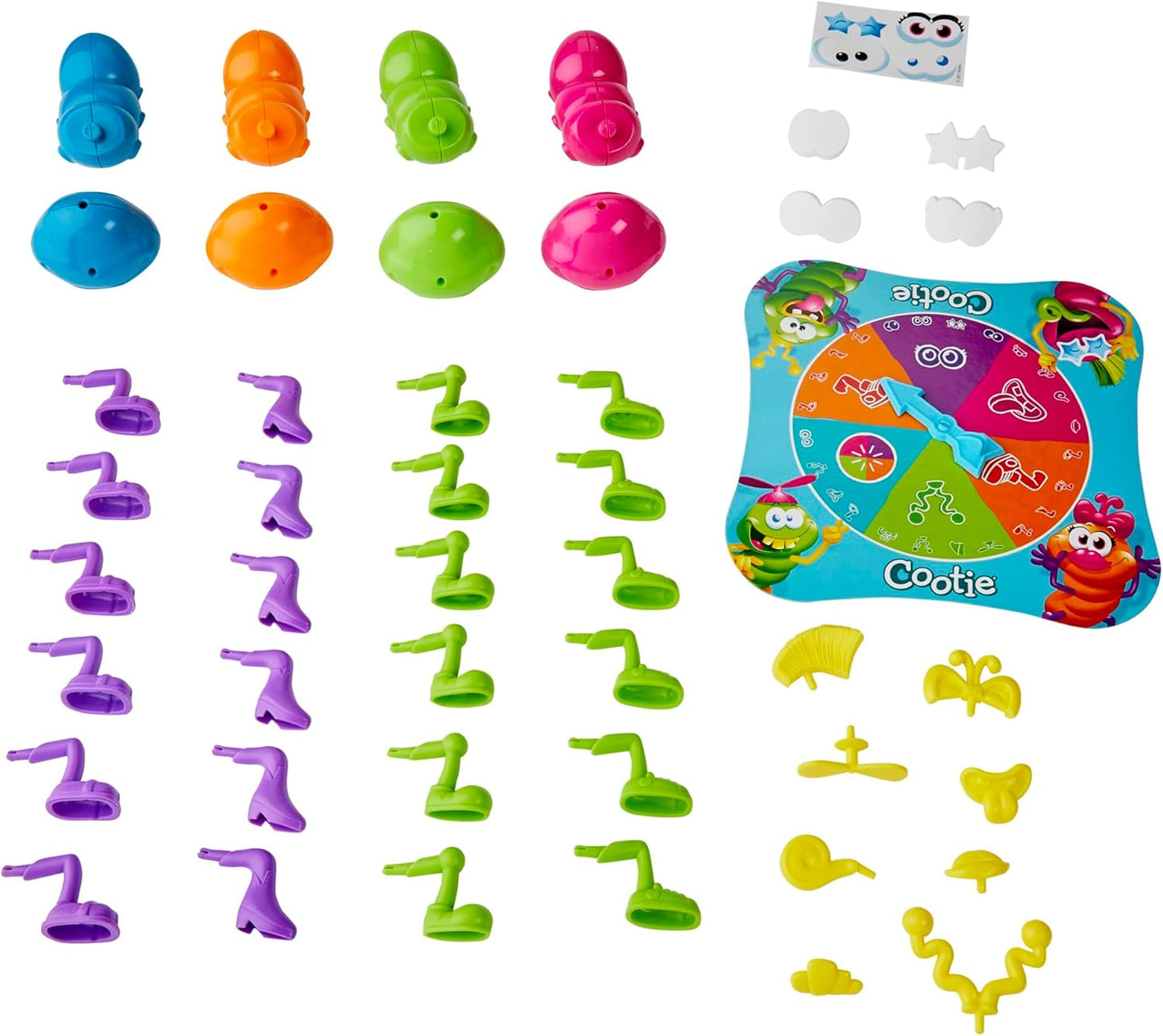 Hasbro Gaming Cootie Bug-Building Game – Preschool Family Game for Kids Ages 3-5, Playroom and Living Room Screen-Free Fun