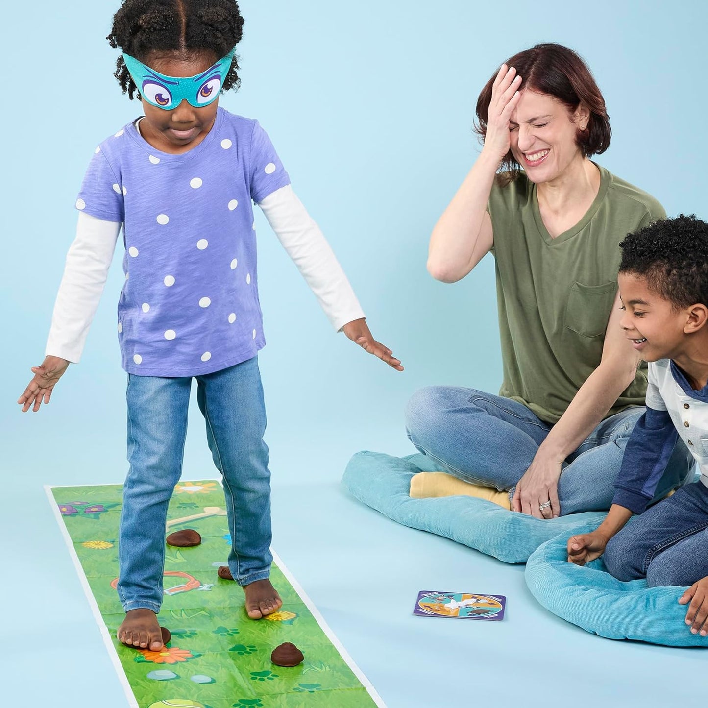 Hasbro Gaming Don't Step in It! – Safe Indoor Game for Preschool Playroom and Family Room Fun, Ages 4+