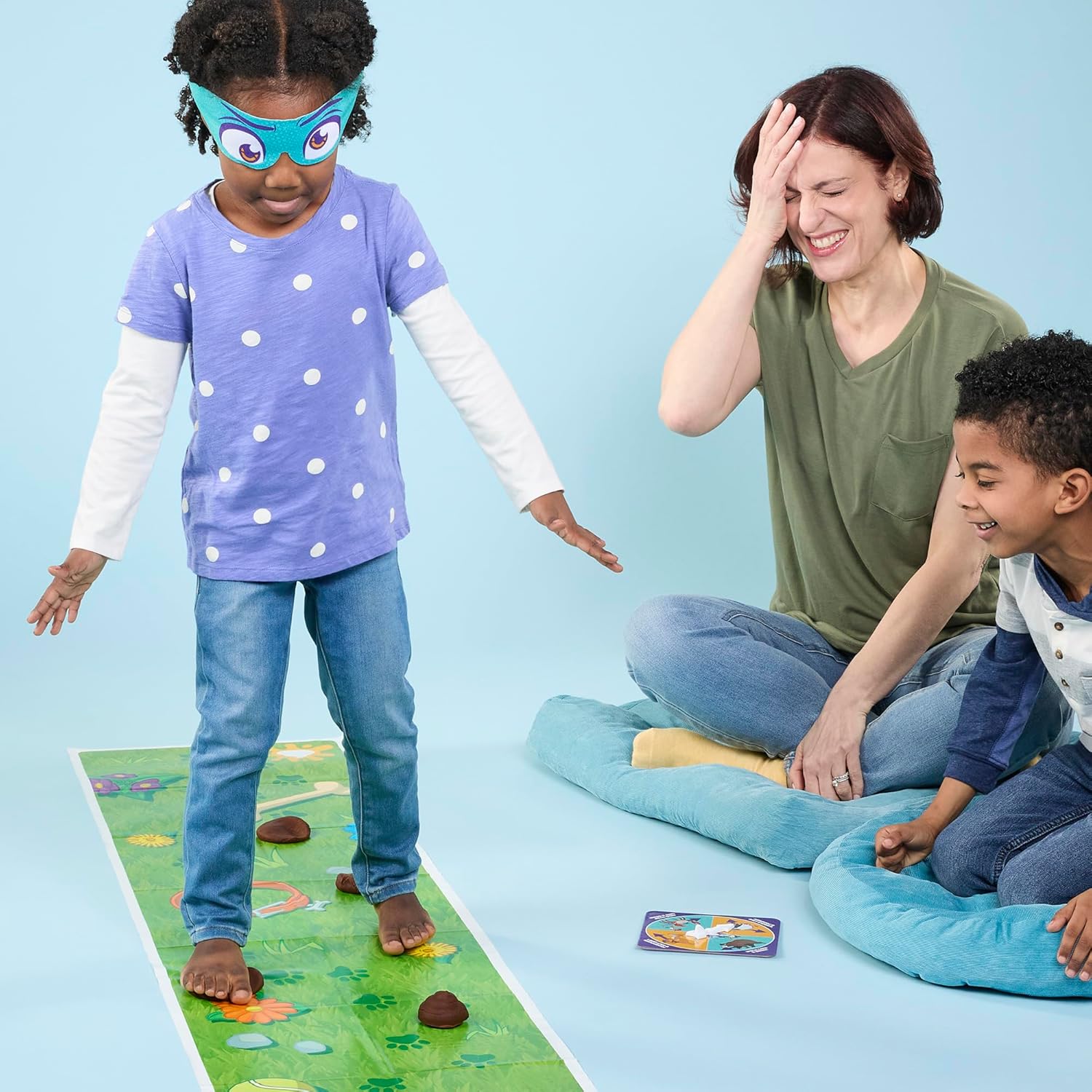 Hasbro Gaming Don't Step in It! – Safe Indoor Game for Preschool Playroom and Family Room Fun, Ages 4+
