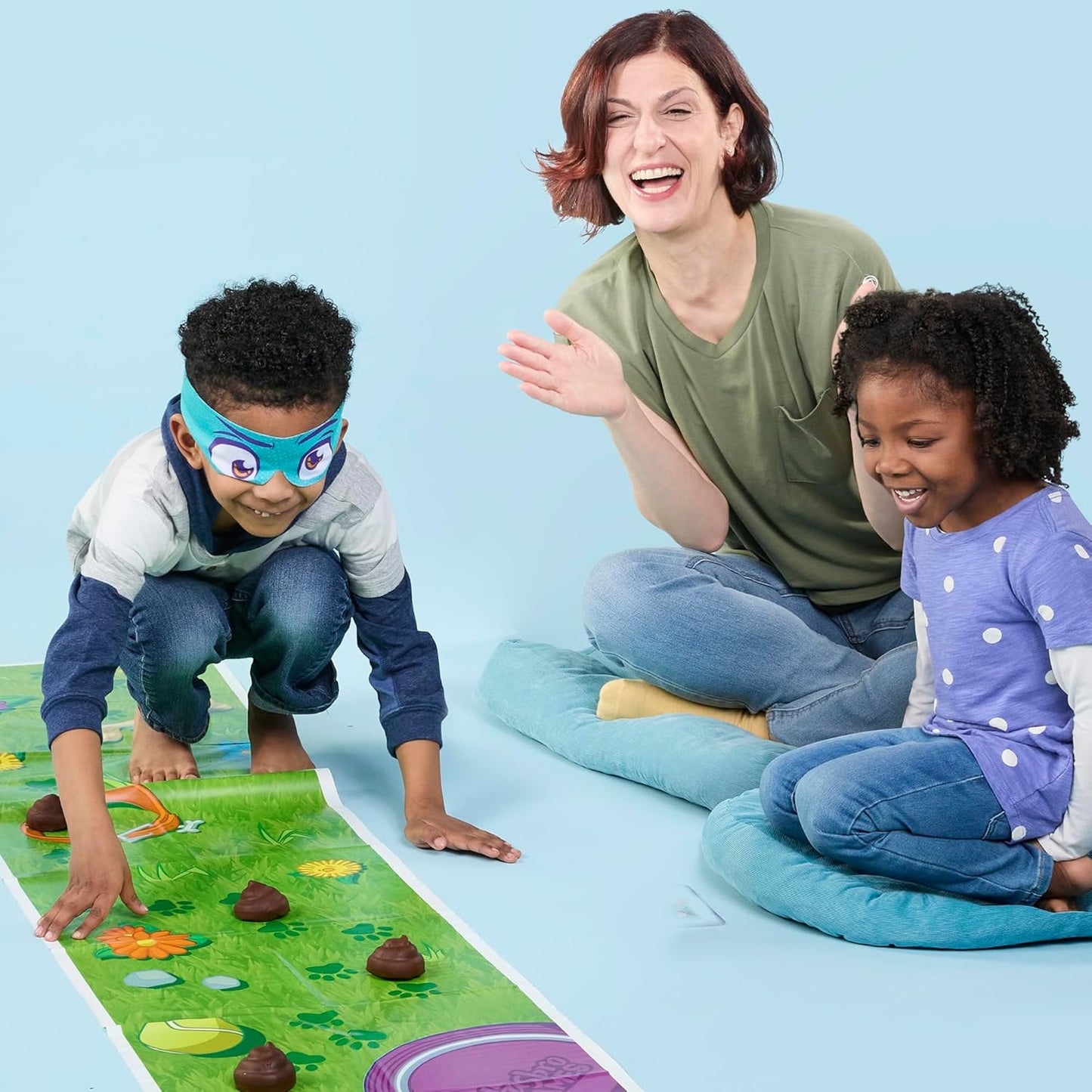 Hasbro Gaming Don't Step in It! – Safe Indoor Game for Preschool Playroom and Family Room Fun, Ages 4+