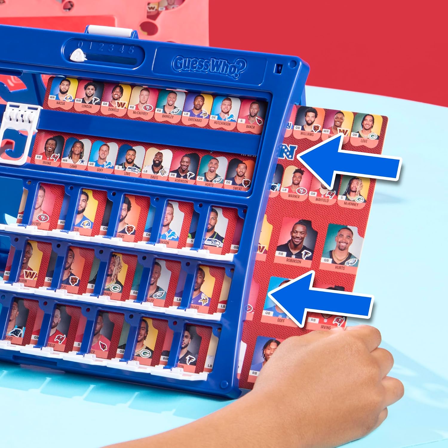 Hasbro Gaming Guess Who? NFL Edition – Birthday Gift for Kids Who Love Football, Ready-to-Play in One Box