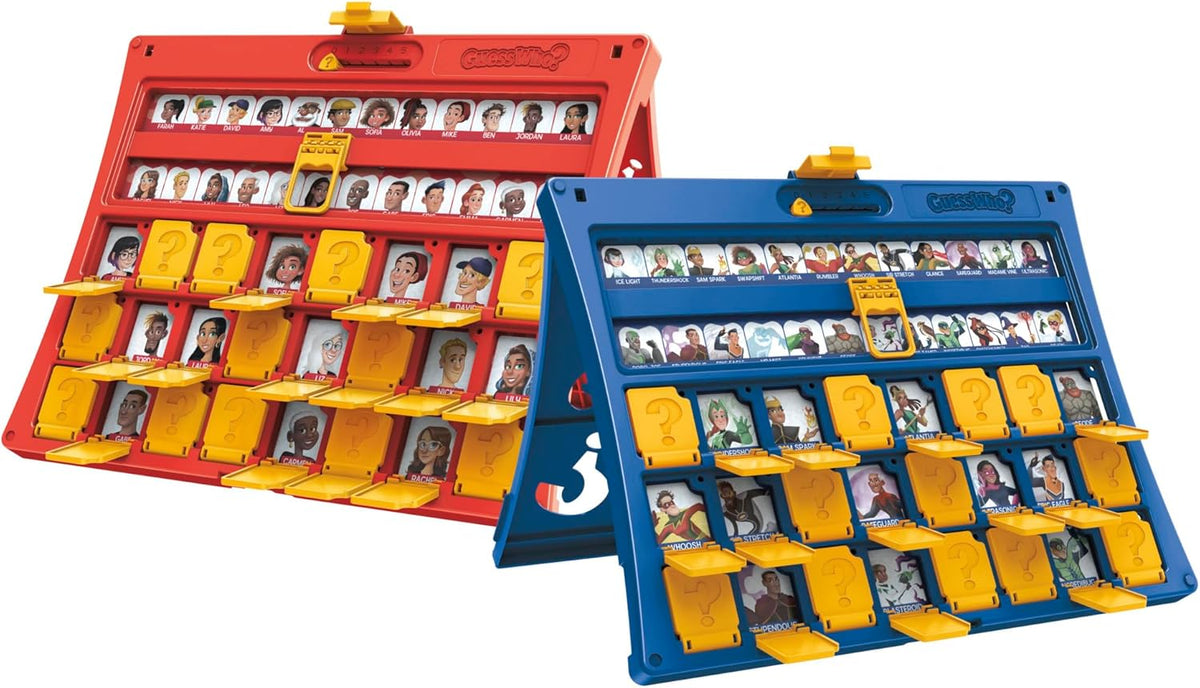 Hasbro Gaming Guess Who? Original – Thoughtful Kids Gift for Grandchildren, Replayable Board Game with Two Character Themes
