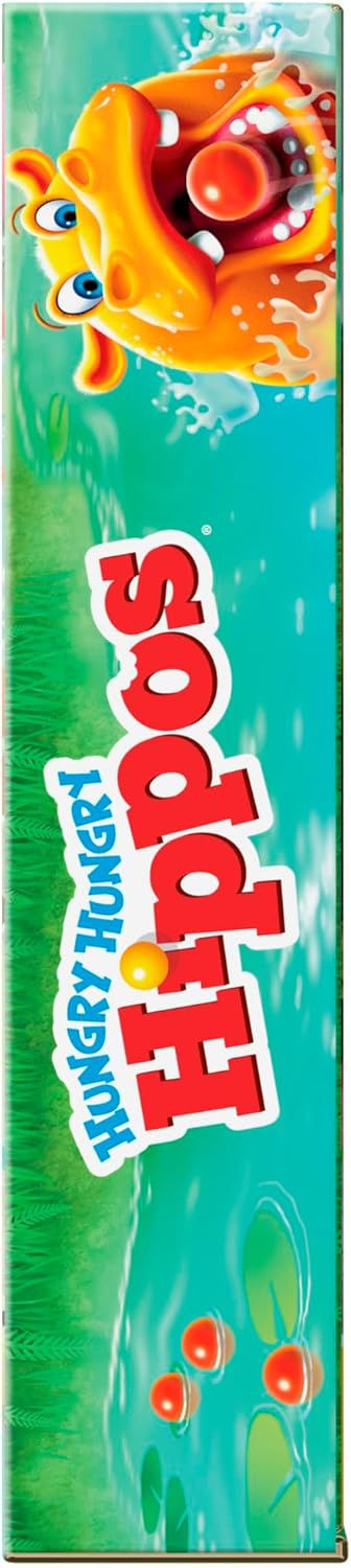 Hasbro Gaming Hungry Hungry Hippos Game – Ready-to-Give Holiday Present for Preschoolers, Includes Bonus Golden Marble and Storage Case