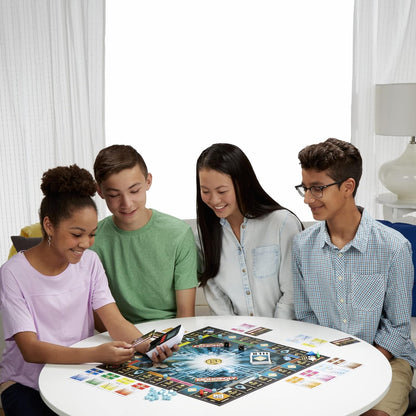 Hasbro Gaming Monopoly Ultimate Banking Edition – Educational Finance Game That Builds Math and Money Skills for Kids 8+