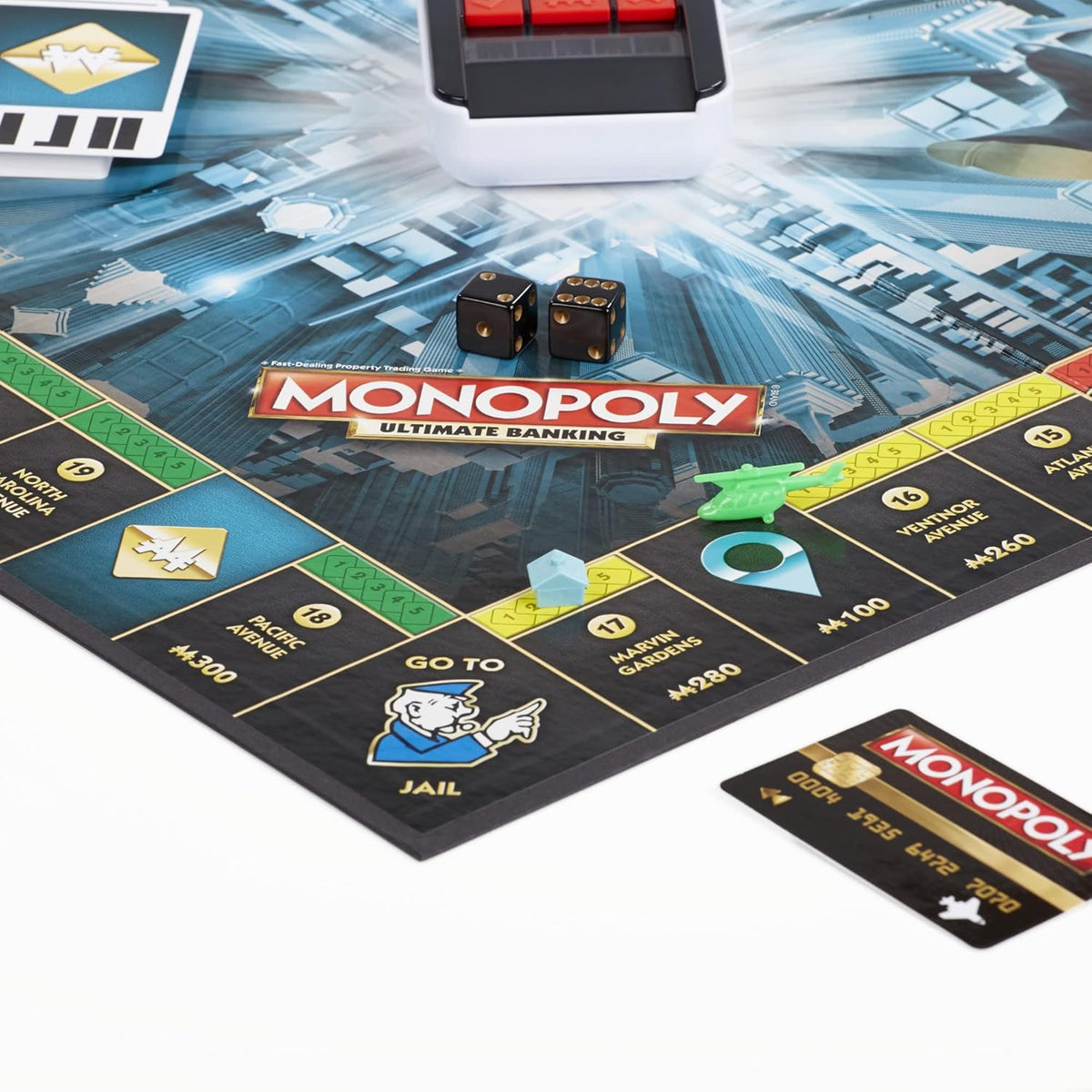 Hasbro Gaming Monopoly Ultimate Banking Edition – Educational Finance Game That Builds Math and Money Skills for Kids 8+