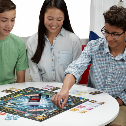 Hasbro Gaming Monopoly Ultimate Banking Edition – Educational Finance Game That Builds Math and Money Skills for Kids 8+