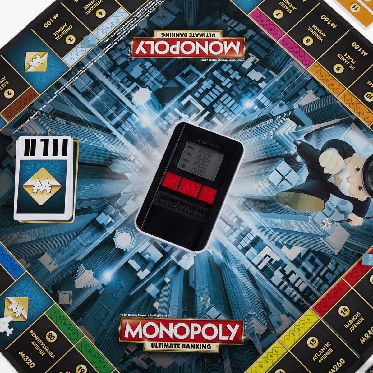 Hasbro Gaming Monopoly Ultimate Banking Edition – Educational Finance Game That Builds Math and Money Skills for Kids 8+