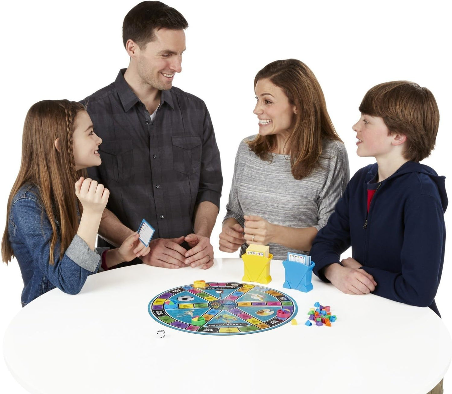 Hasbro Gaming Trivial Pursuit Family Edition – Birthday Gift for Families Who Love Trivia Board Games