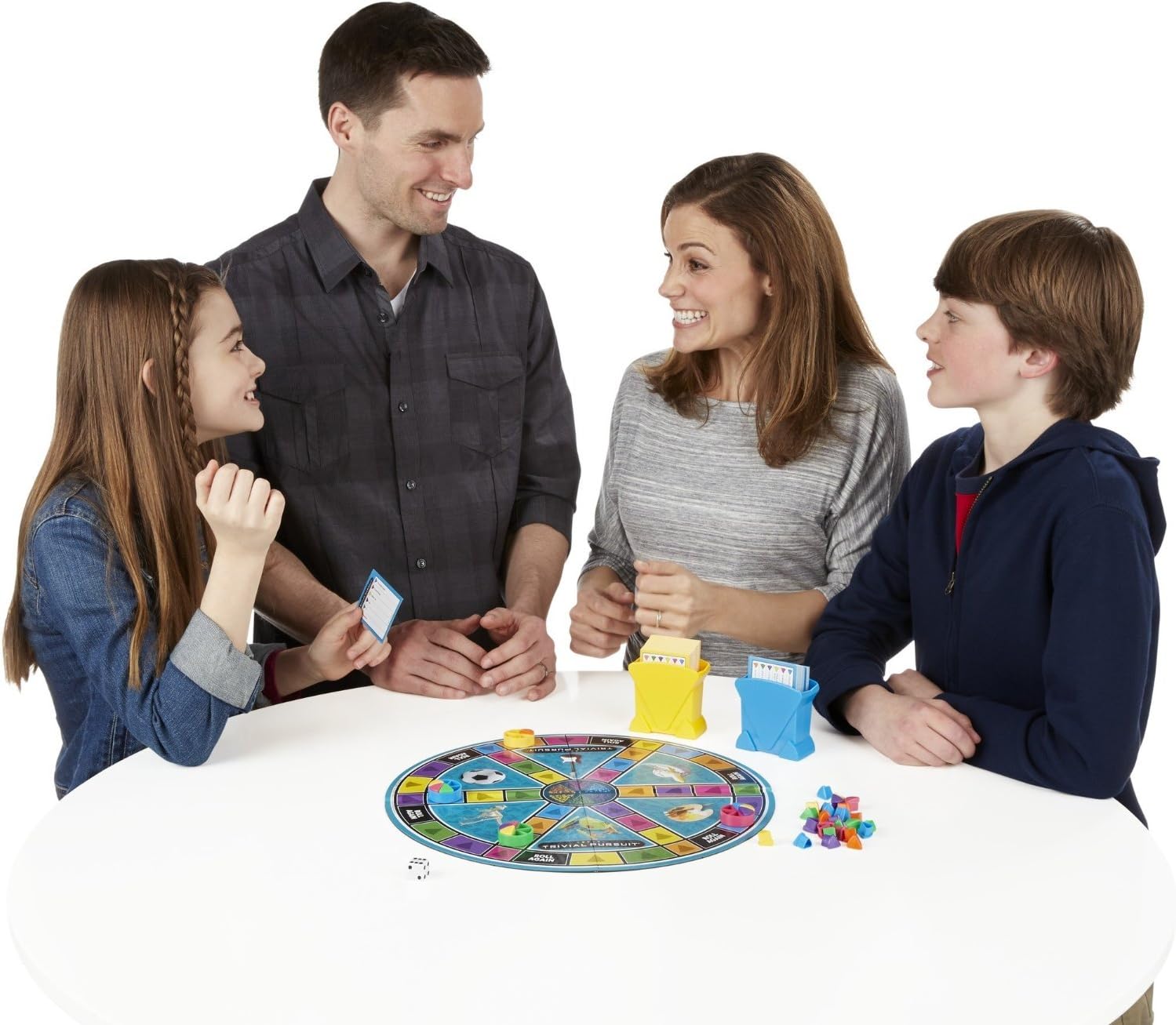 Hasbro Gaming Trivial Pursuit Family Edition – Birthday Gift for Families Who Love Trivia Board Games