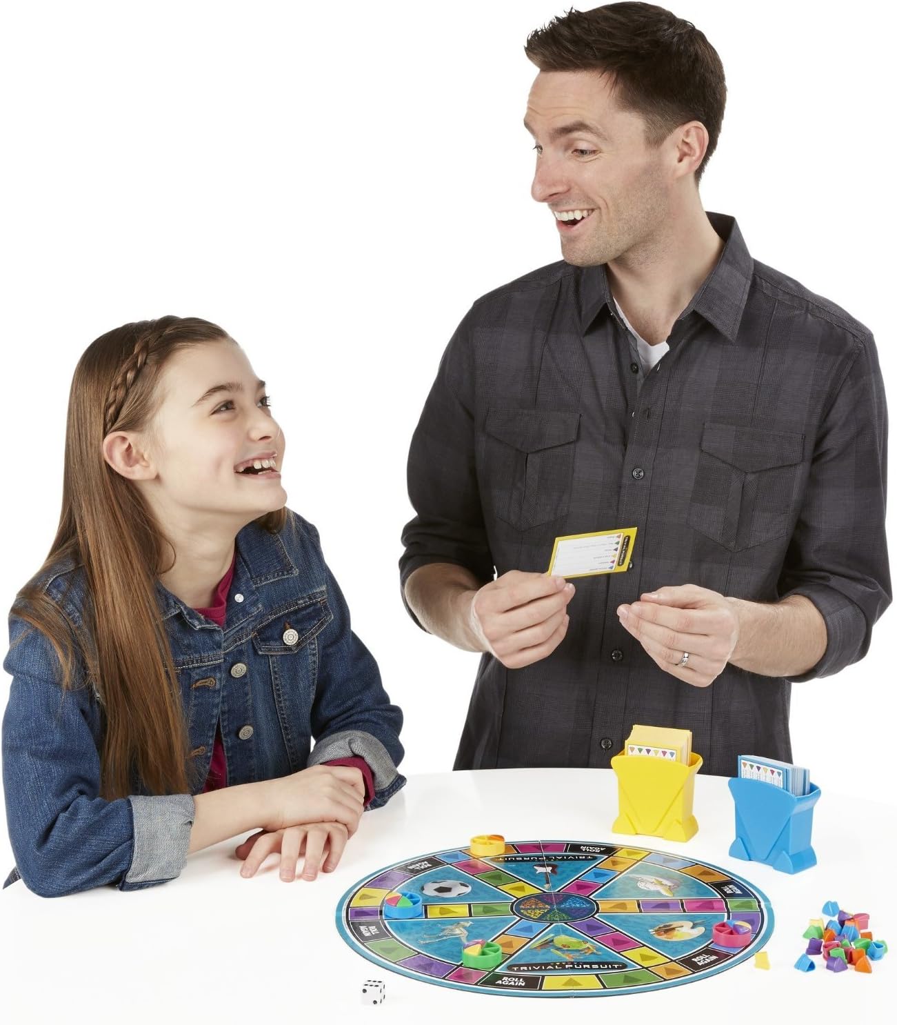 Hasbro Gaming Trivial Pursuit Family Edition – Birthday Gift for Families Who Love Trivia Board Games