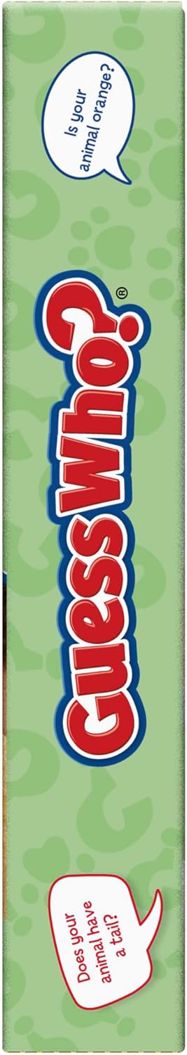 Hasbro Guess Who? Animal Friends – Safe Screen-Free Game for Kids Ages 6+ in Playroom and Bedroom