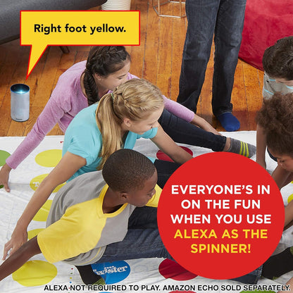 Hasbro Twister Ultimate – Fun Family Birthday Gift for Kids and Tweens, Amazon Exclusive Alexa Game, Ages 6+
