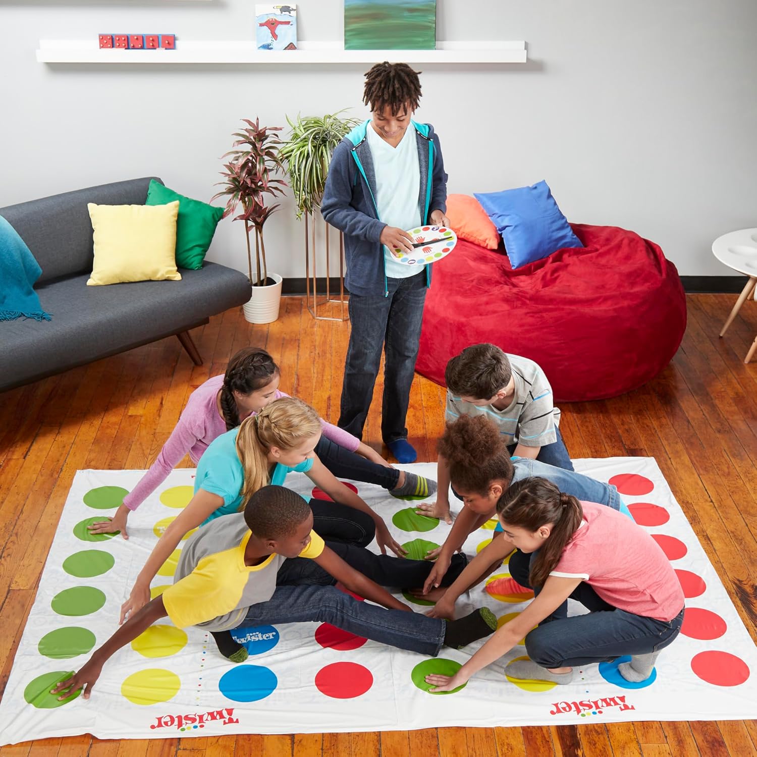 Hasbro Twister Ultimate – Fun Family Birthday Gift for Kids and Tweens, Amazon Exclusive Alexa Game, Ages 6+