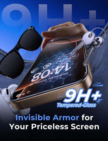 hd ultra-clear glass with 100% touch accuracy and face-id compatibility