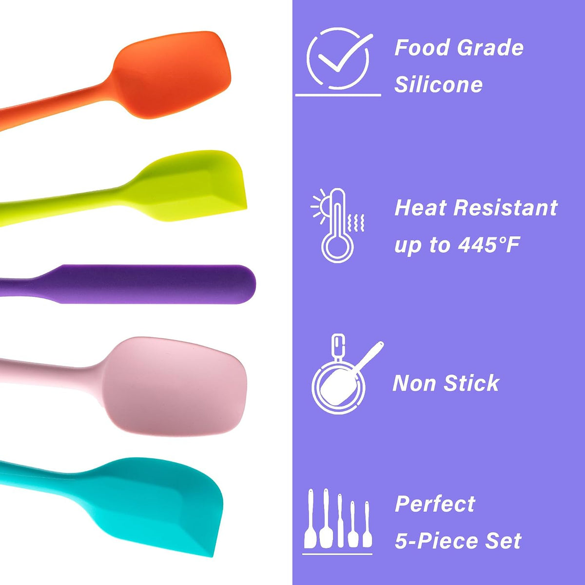 heat resistance range of -104°f to 445°f (-40°c to 230°c) with no melting or deformation