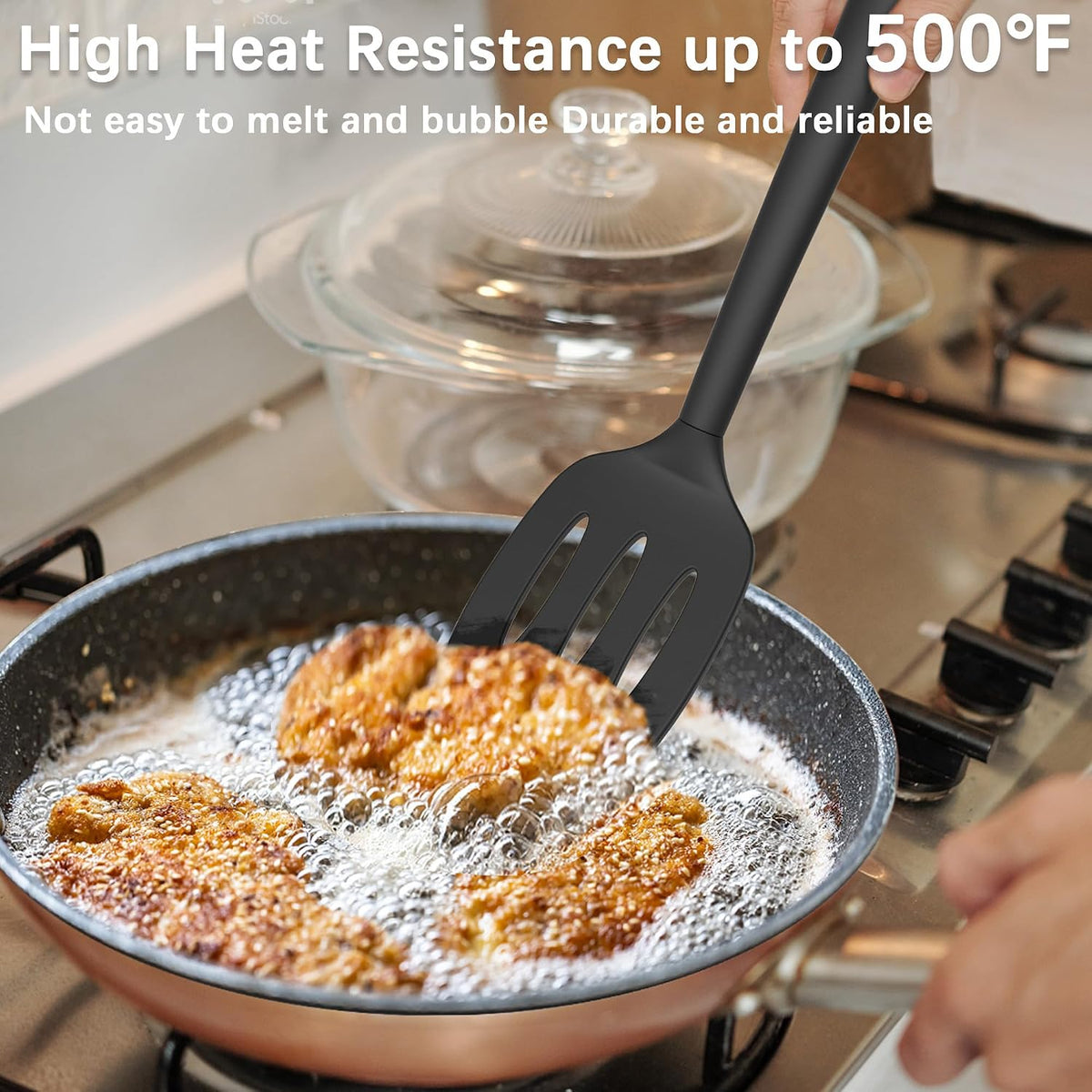 heat resistance up to 500°f for high-heat cooking