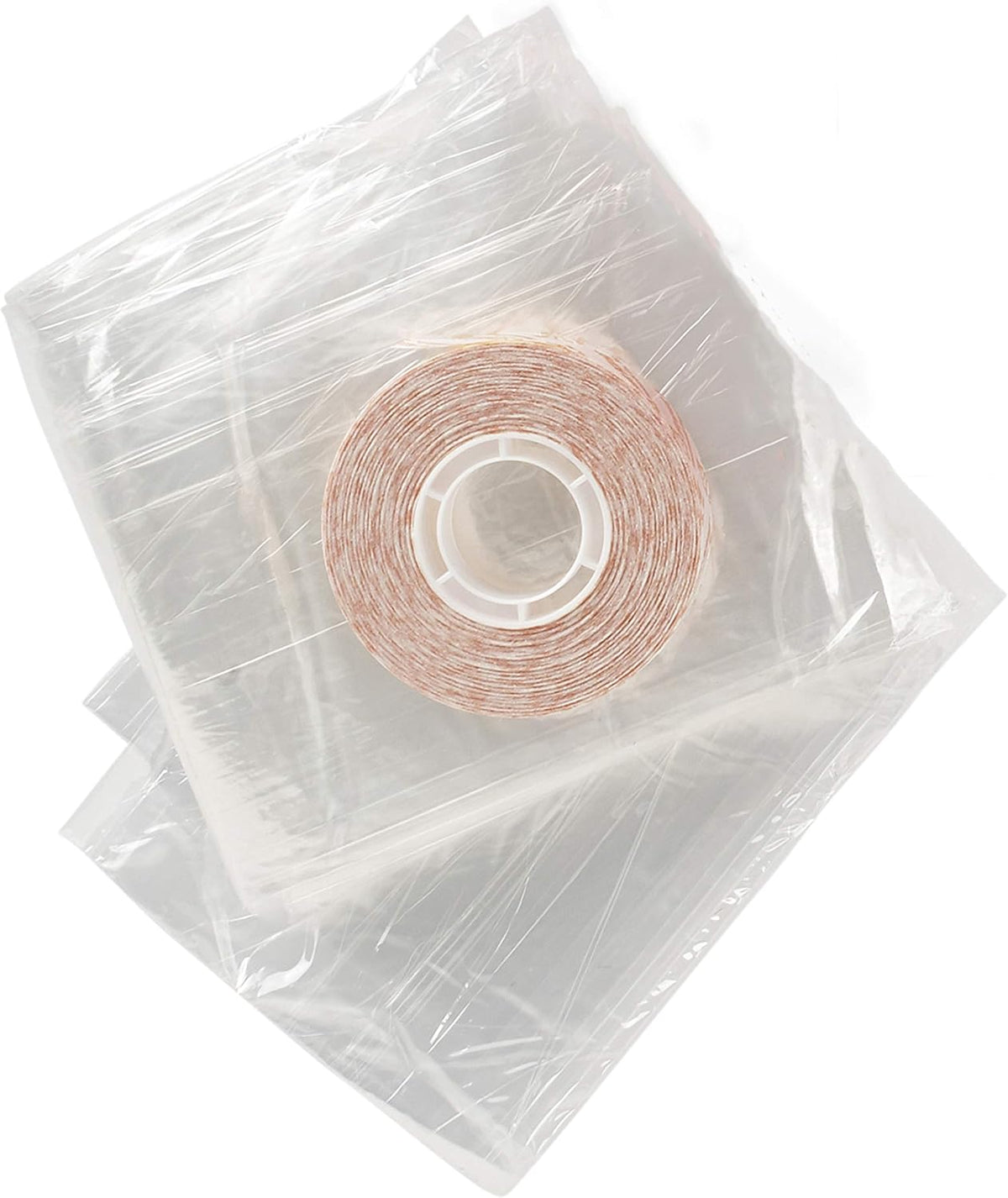 heat-shrink application that tightens taut and wrinkle-free with a hair dryer