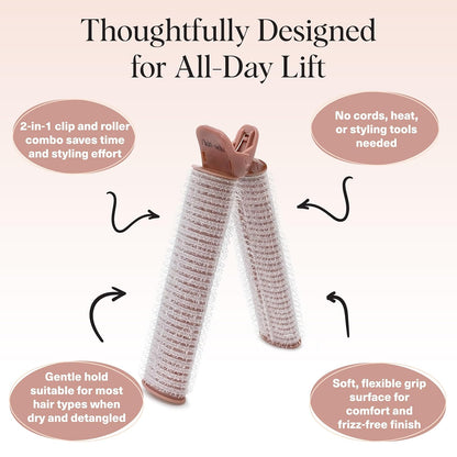 heatless, cordless, and button-free operation