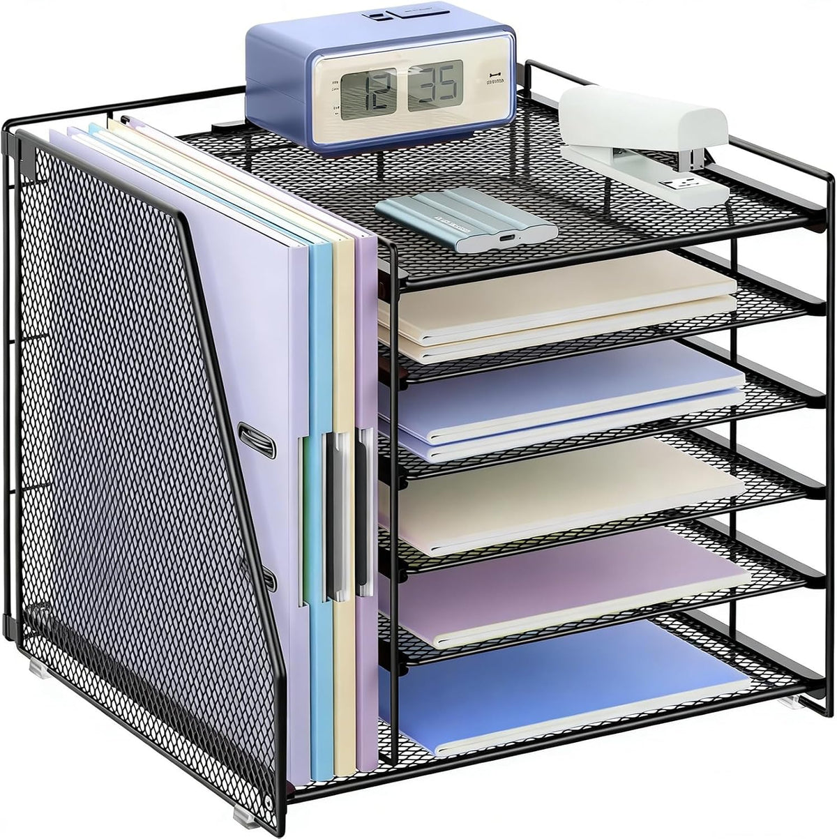 heavy-duty reinforced metal frame supporting up to 40 lbs