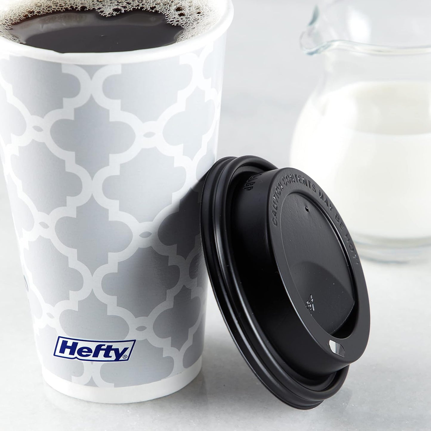 Hefty Insulated Paper Coffee Cups – Camping and Road Trip Hot Drink Cups for Families, 16 oz, 20 Count