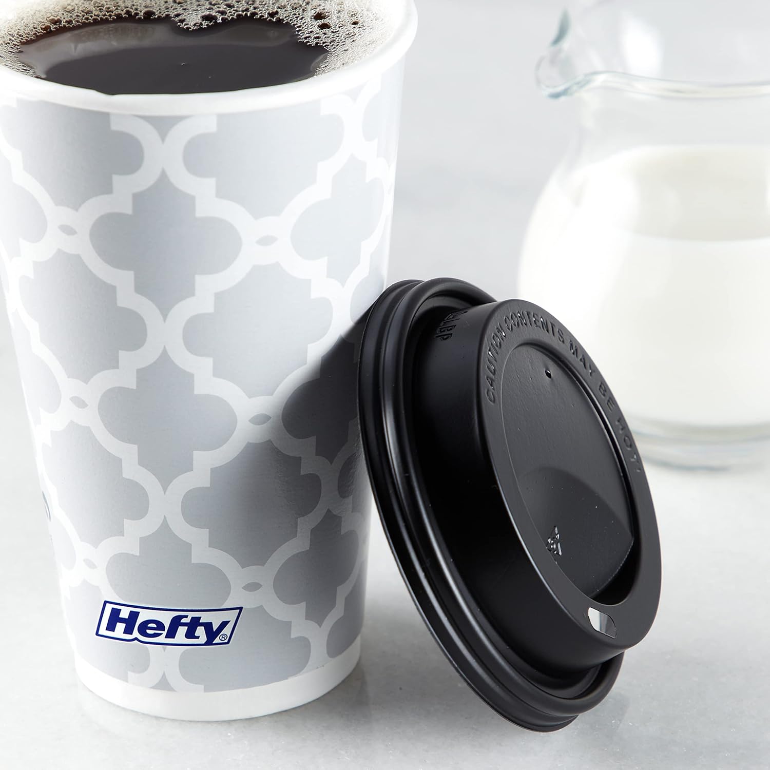 Hefty Insulated Paper Coffee Cups – Camping and Road Trip Hot Drink Cups for Families, 16 oz, 20 Count