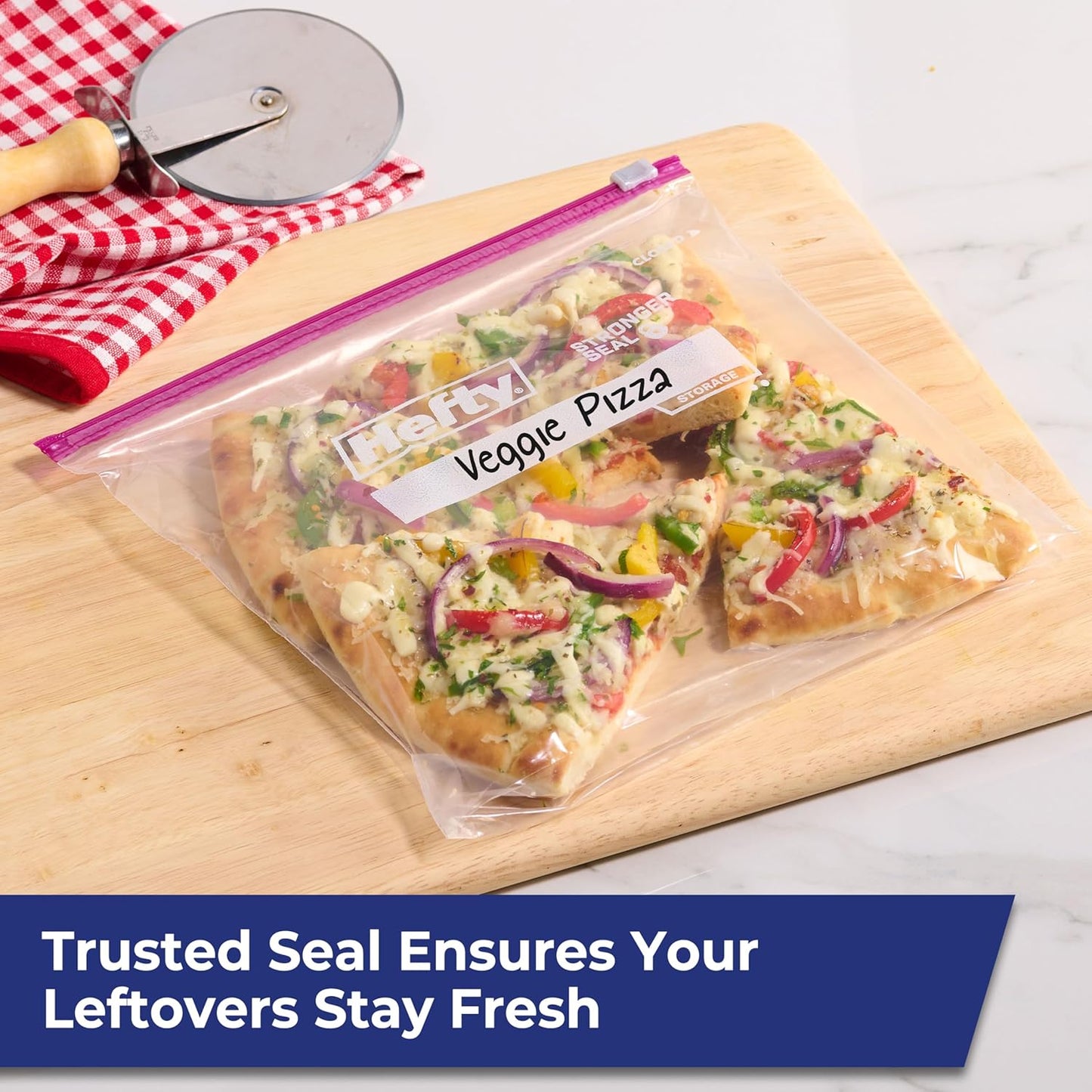 Hefty Slider Gallon Storage Bags – RV and Cooler Storage for Bulk Proteins and Marinated Meats