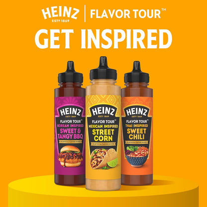 Heinz Flavor Tour Mexican Inspired Street Corn Sauce, 10 fl oz – Weeknight Meal Prep Shortcut for Busy Home Cooks
