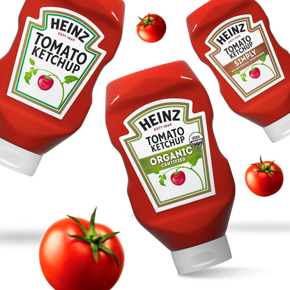 Heinz Organic Tomato Ketchup for Backyard Cookouts, 32 oz Squeeze Bottle for Burgers, Hot Dogs and Grilled Meats