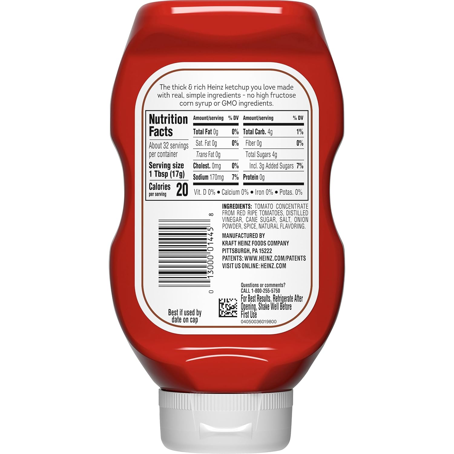 Heinz Simply Tomato Ketchup – Short-Ingredient Condiment for the Clutter-Free Kitchen