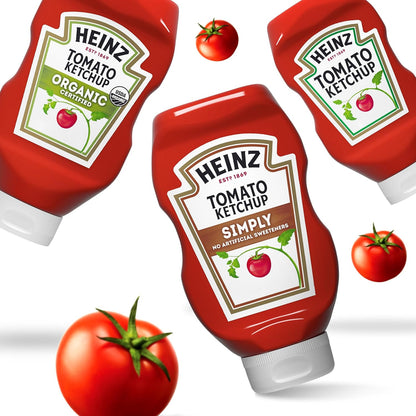Heinz Simply Tomato Ketchup – Short-Ingredient Condiment for the Clutter-Free Kitchen