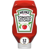 Heinz Tomato Ketchup, 32 oz Squeeze Bottle – Family-Safe Dipping Sauce for Kid-Friendly Meals at the Kitchen Table