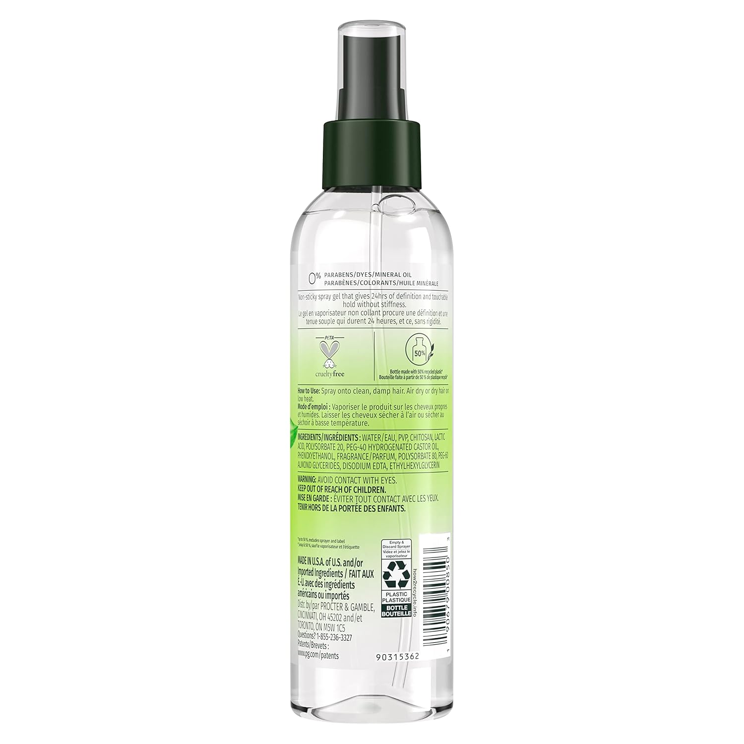 Herbal Essences Hair Spray Gel for Curly Hair – Thoughtful Curly Girl Gift Set for Birthdays and Holidays