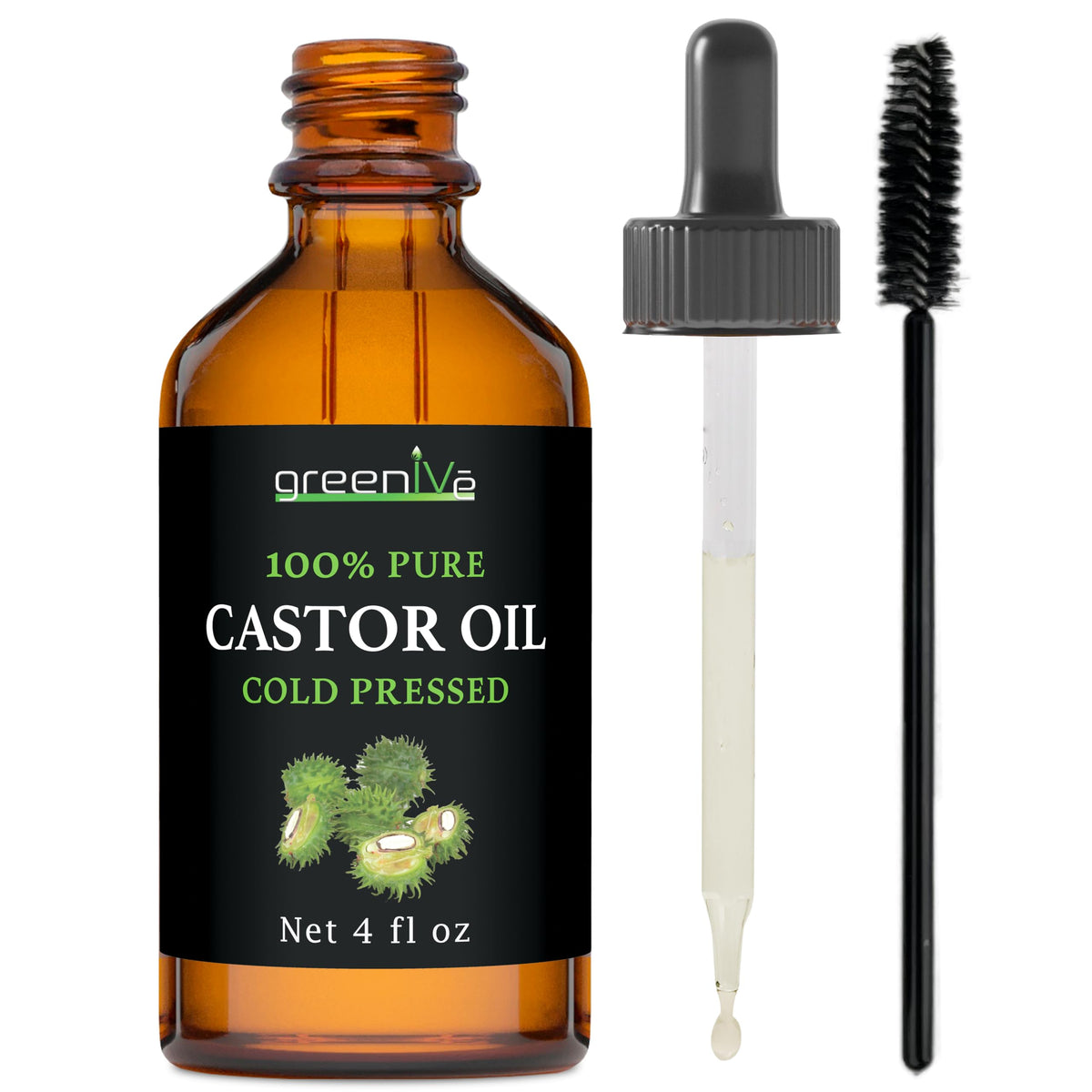 hexane-free, usp grade purity rich in ricinoleic acid, triglycerides, and vitamin e