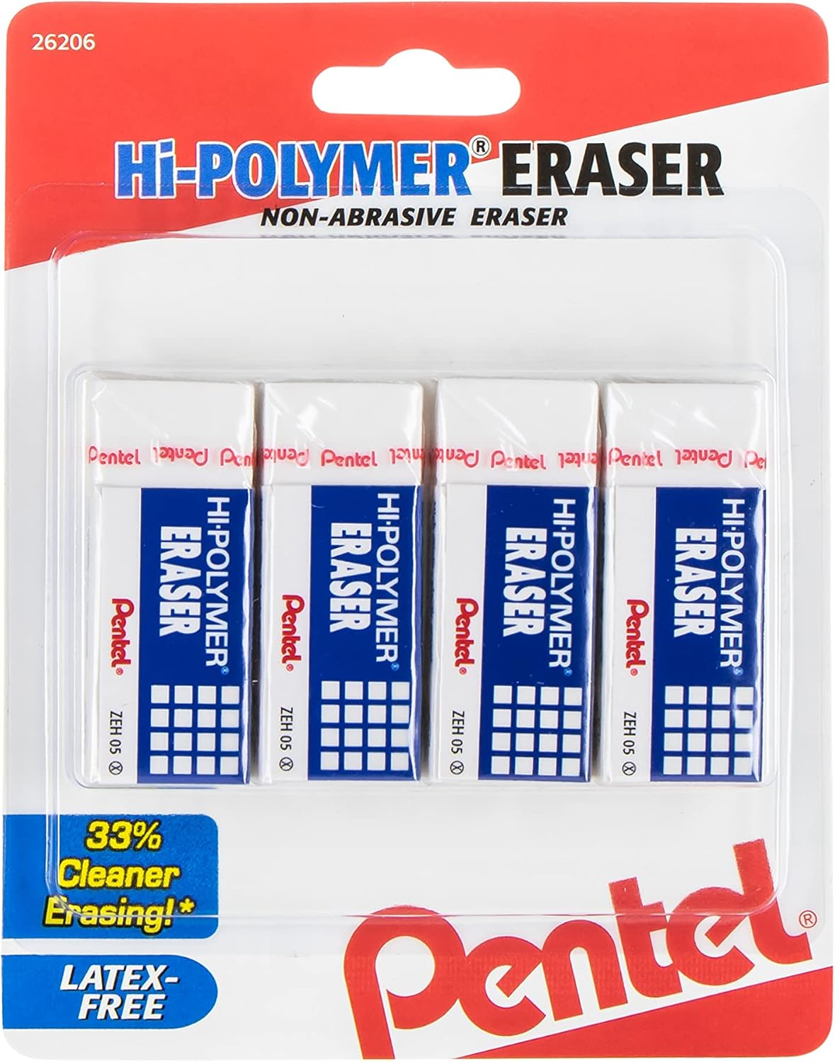 hi-polymer latex-free eraser material