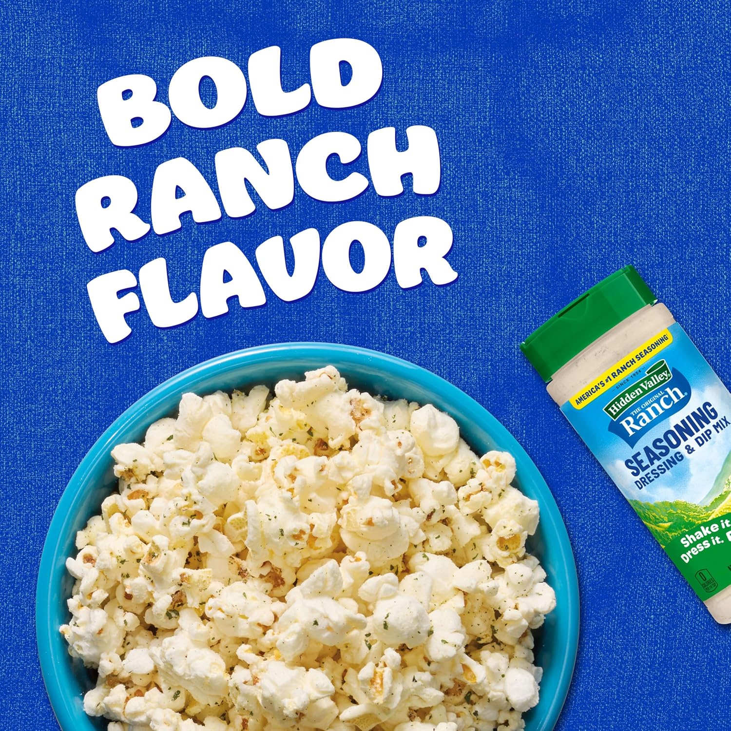 Hidden Valley Original Ranch Seasoning Mix - Quick Weeknight Helper for Picky Eaters and Busy Parents, 8 oz Canister