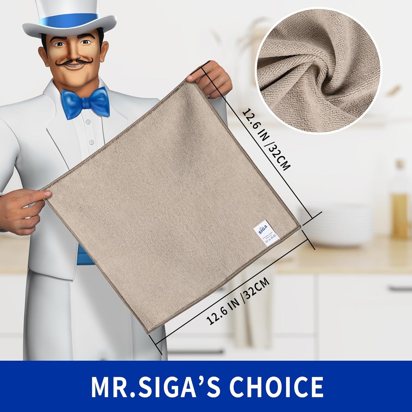 high absorbency that lifts spills instantly with no lint or streaks left behind